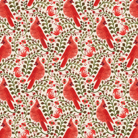 Rifle Paper Co - Holiday Classics V - Christmas Red Cardinals Birds - RP626-CR3M