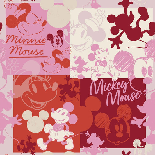 Springs Creative - Mickey and Minnie Pink / Red - SPR80470-A62078