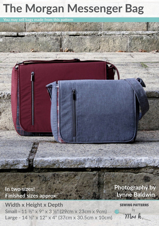 The Morgan Messenger Bag Pattern By Mrs. H