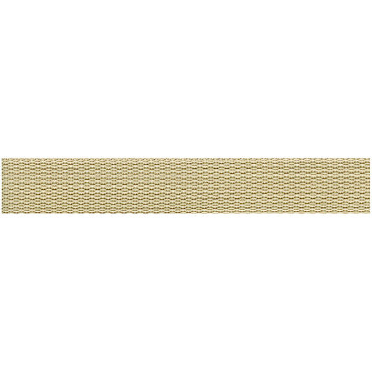 Wrights Tan 1" Webbing - By The Yard